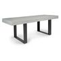 Voir la diapositive 2 : Table de séjour salle à manger extensible style industriel 160/200 cm MILTON