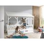 Voir la diapositive 2 : Paris Prix Pack - Lit Cabane Enfant & Tiroir  Housebed III  90x200cm Blanc