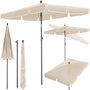 Voir la diapositive 1 : tectake Parasol VANESSA 200 x 125 cm réglable en hauteur et inclinable