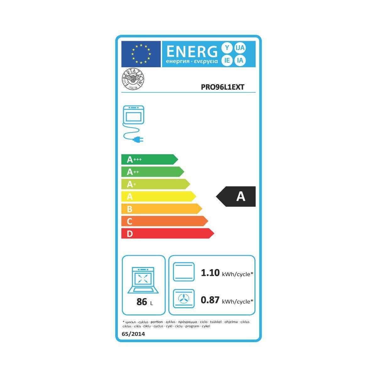 BERTAZZONI Piano de cuisson gaz PRO96L1EXT