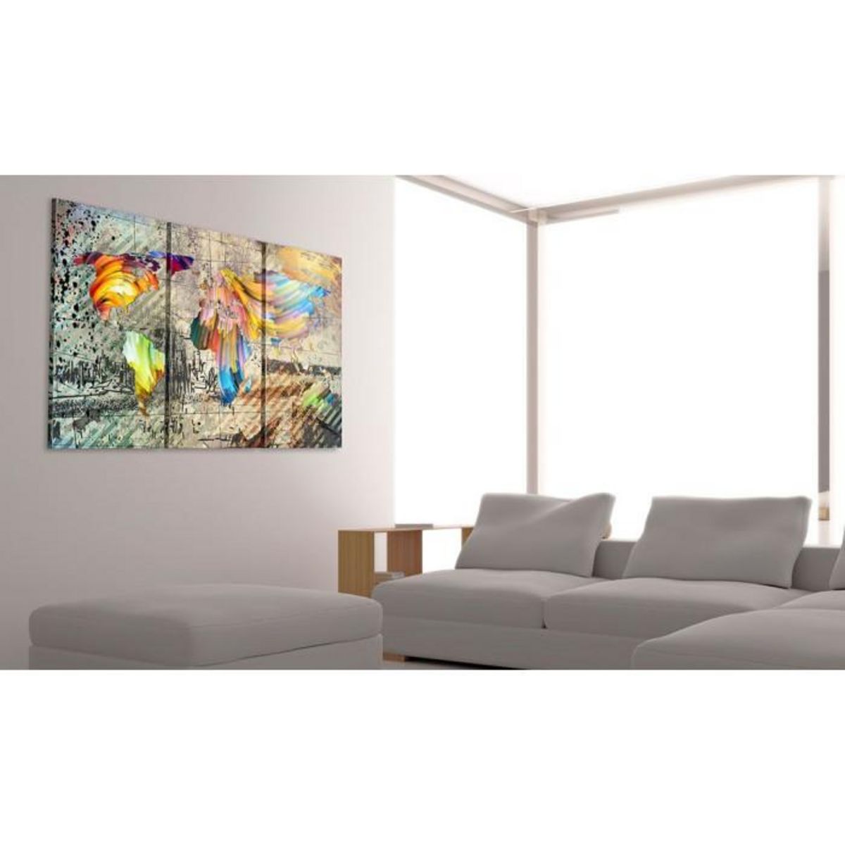 Paris Prix Tableau Imprimé  Monde Plein de Couleurs