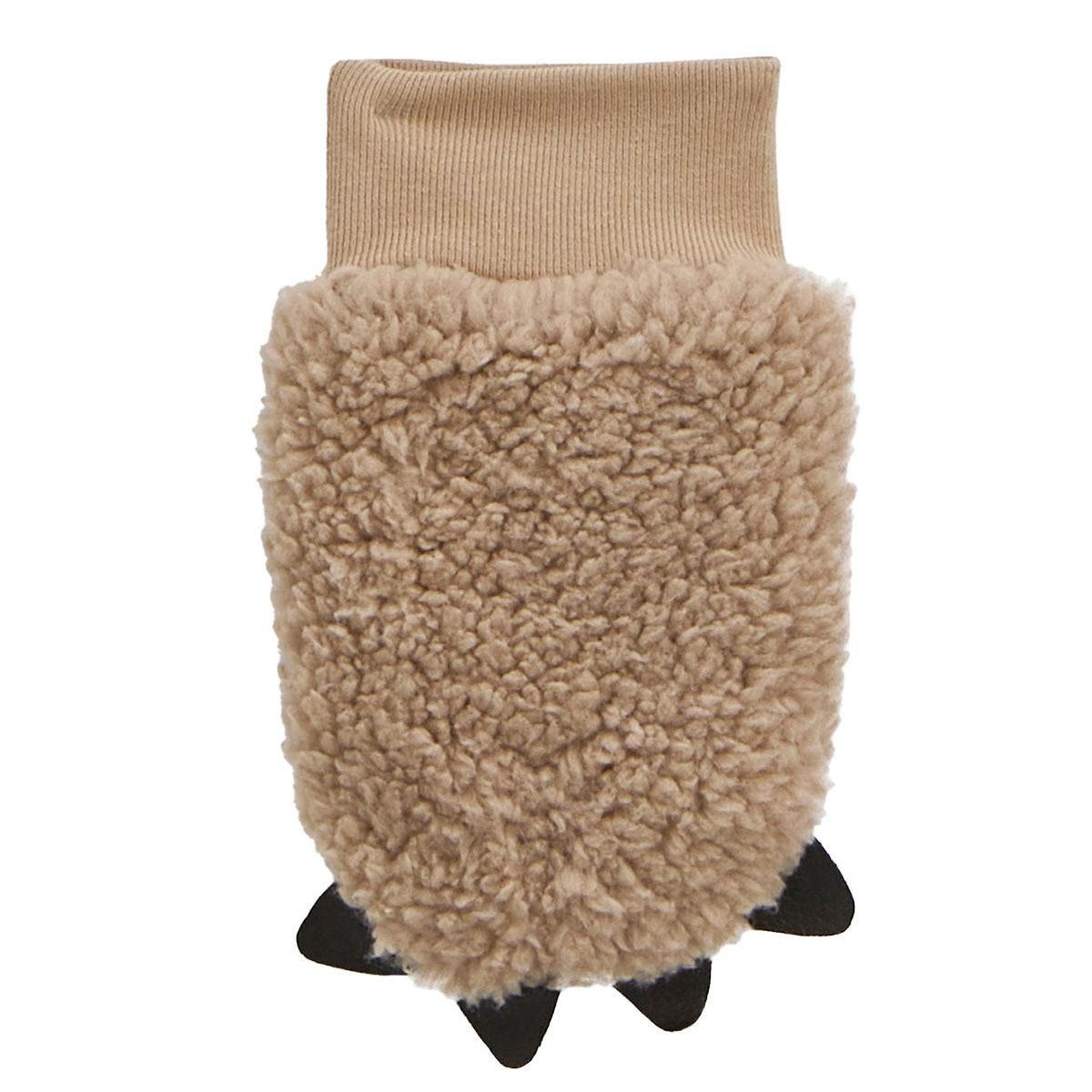 Petit Béguin Chapka bébé en sherpa + moufles Népal