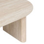 Voir la diapositive 5 : ATMOSPHERA Table basse en bois effet travertin ANAYA - Beige