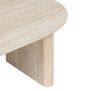 Voir la diapositive 5 : ATMOSPHERA Table basse en bois effet travertin ANAYA - Beige