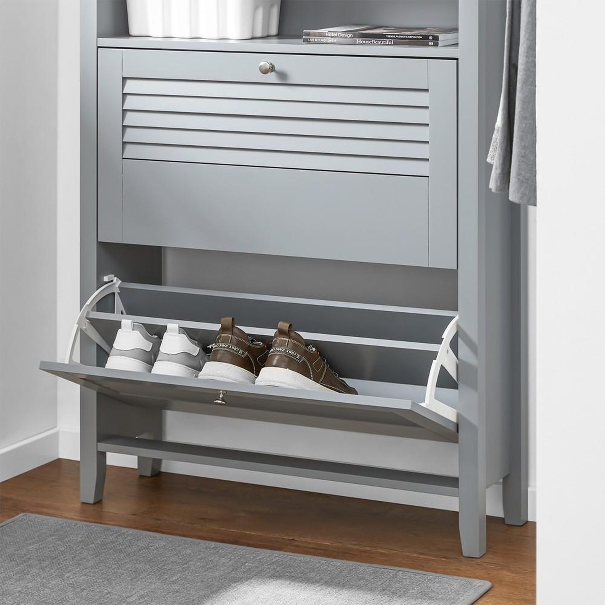 Voir la diapositive 6 : SOBUY SoBuy - Meuble À Chaussures 2 portes - Moderne - FSR152