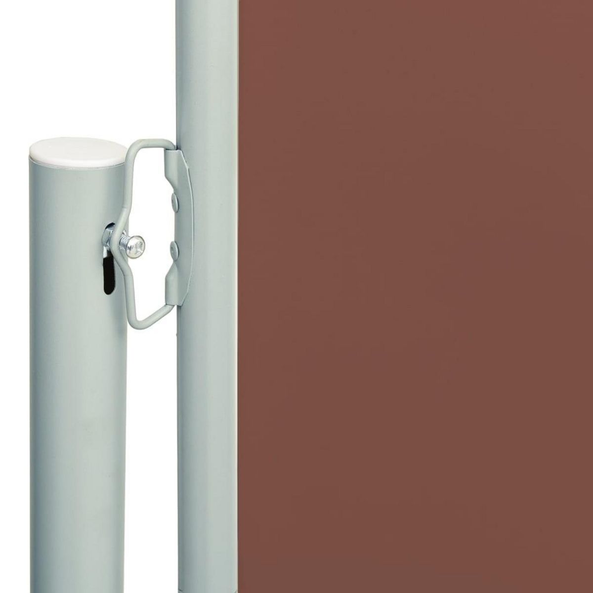 VIDAXL Auvent lateral retractable de patio 140x600 cm Marron