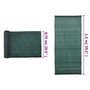 VIDAXL Filet brise-vue PEHD 1,5x10 m Vert 150 g/m^2