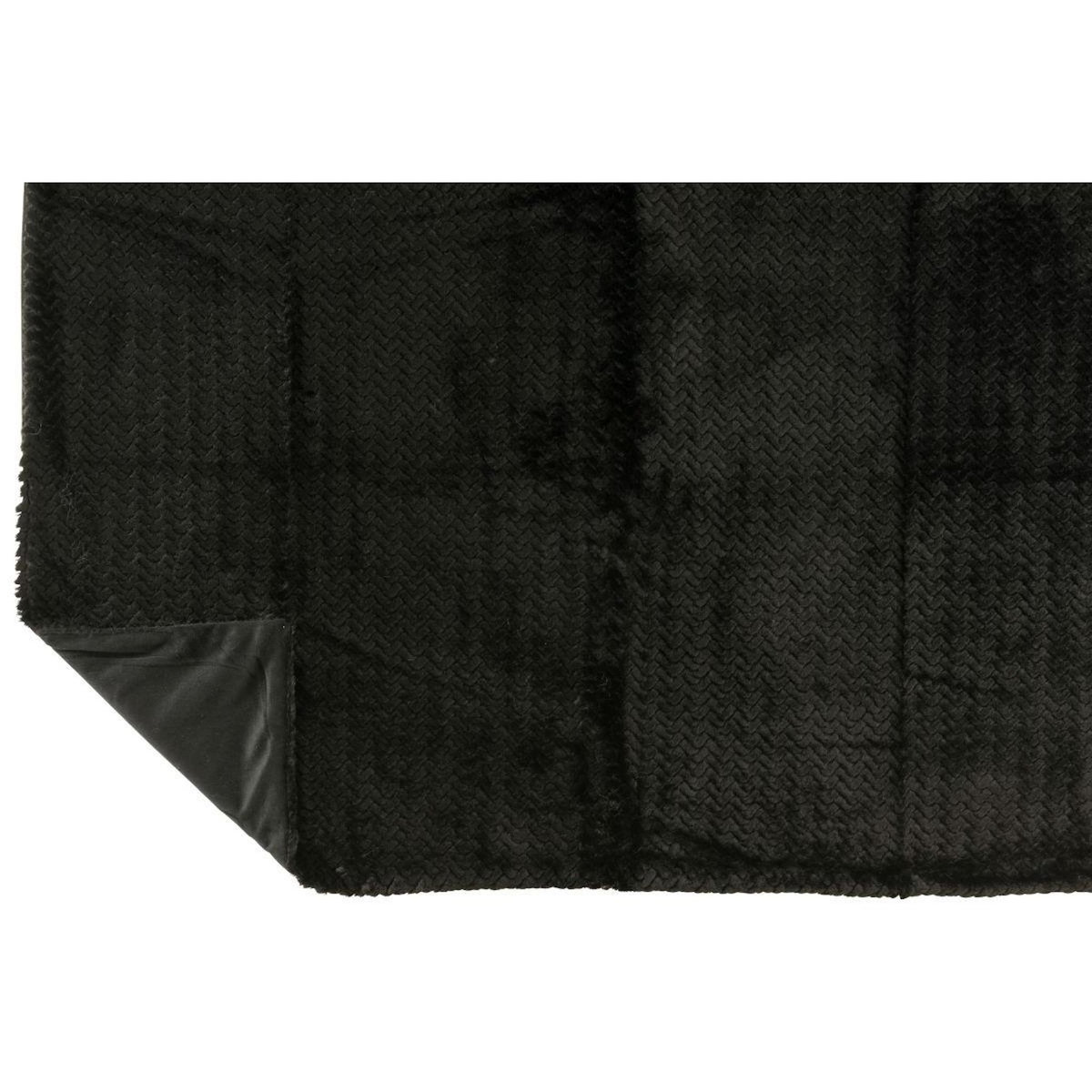 Paris Prix Plaid Uni  Winter  130x180cm Noir