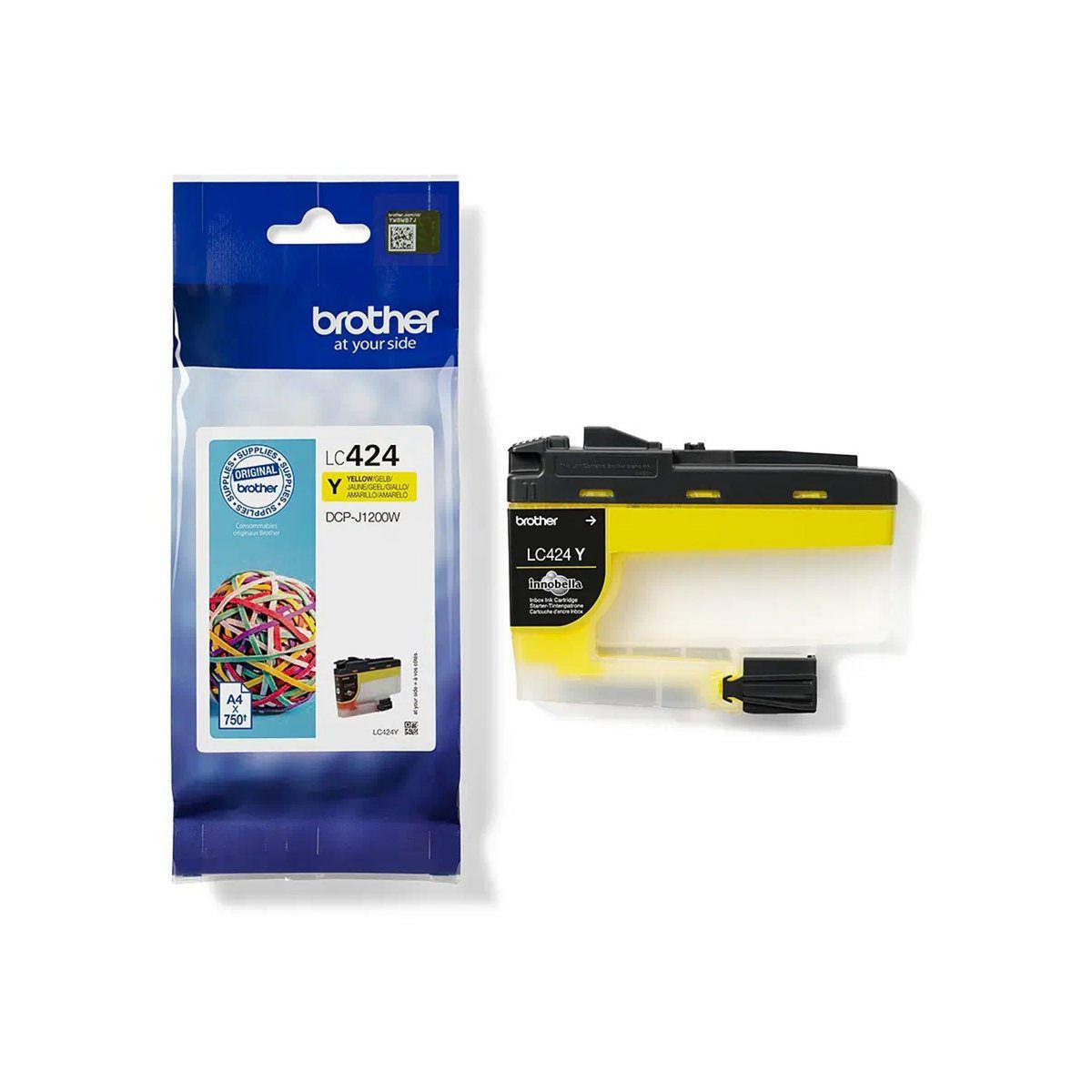 Brother Cartouche d'encre Jaune LC424