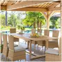 HESPERIDE Table de jardin extensible Rioni en acacia - 10 Places