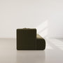 Voir la diapositive 6 : LISA DESIGN Onyx - canapé droit 4 places avec double méridienne - assise profonde - en velours côtelé