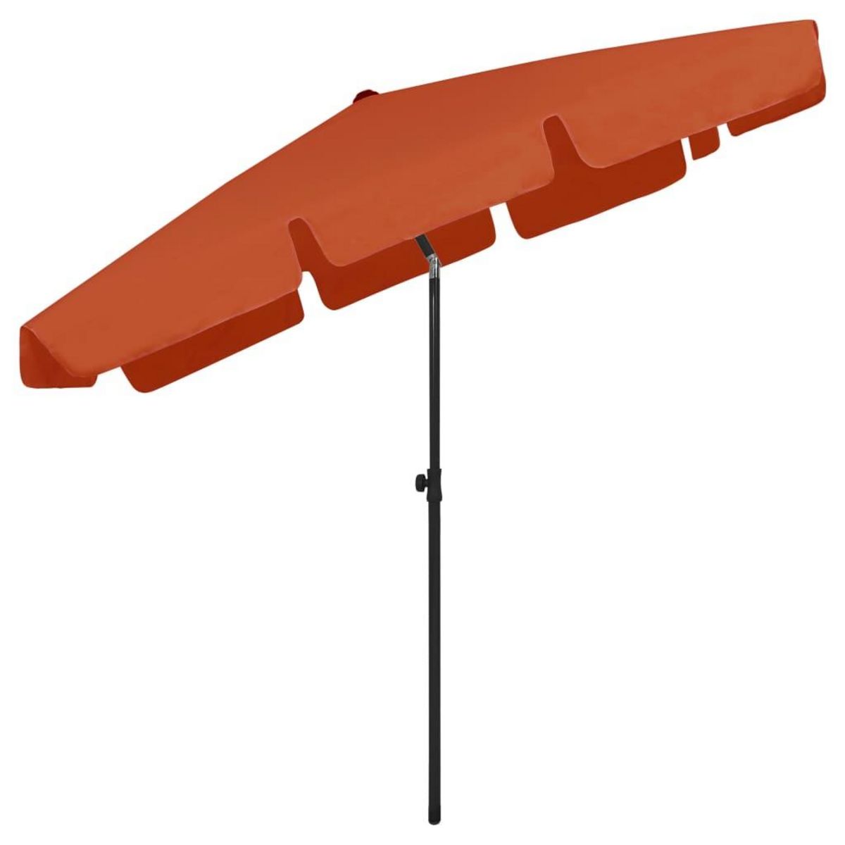 VIDAXL Parasol de plage terre cuite 200x125 cm