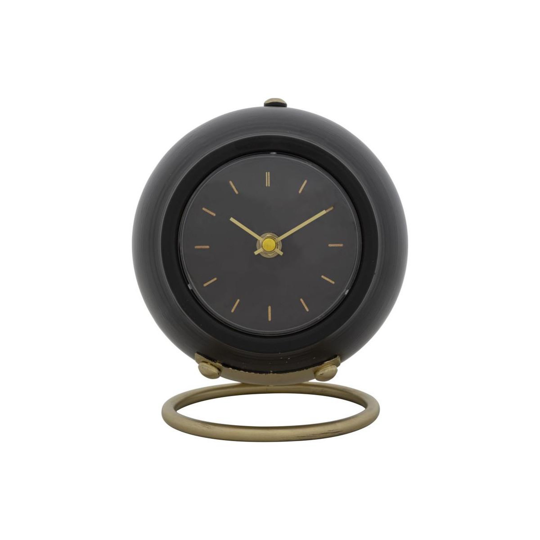 Paris Prix Horloge à poser en métal  ball  19cm noir