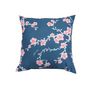 Voir la diapositive 1 : Jardin Privé Coussin déco de jardin 40x40 bleu marine OSAKA