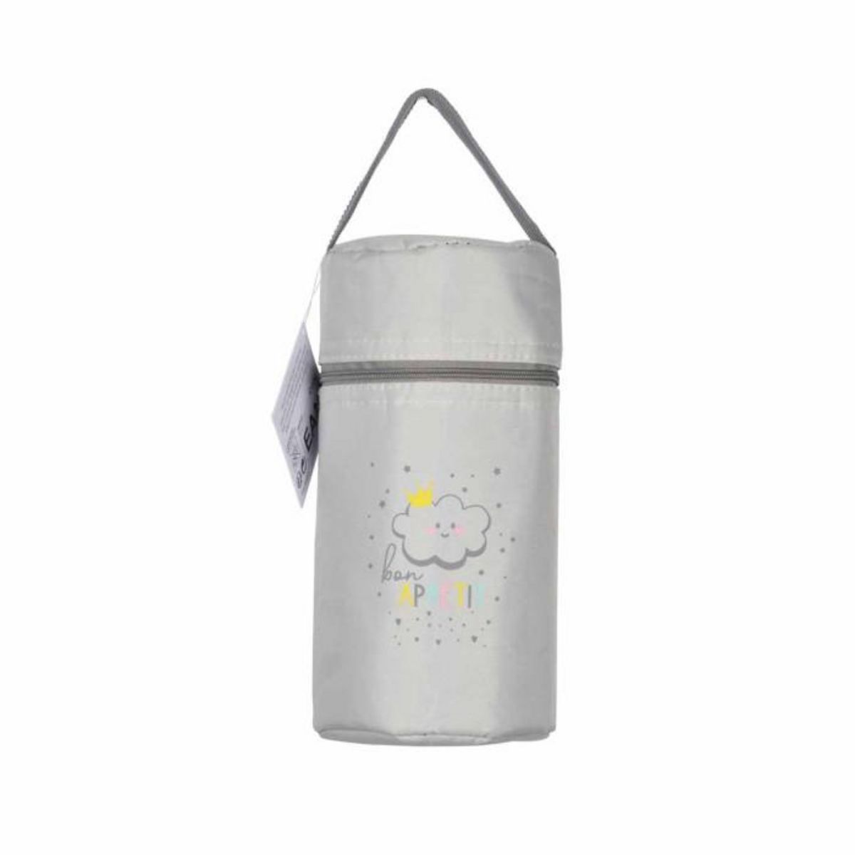 Paris Prix Porte Biberon Isotherme  Nuage  21cm Gris