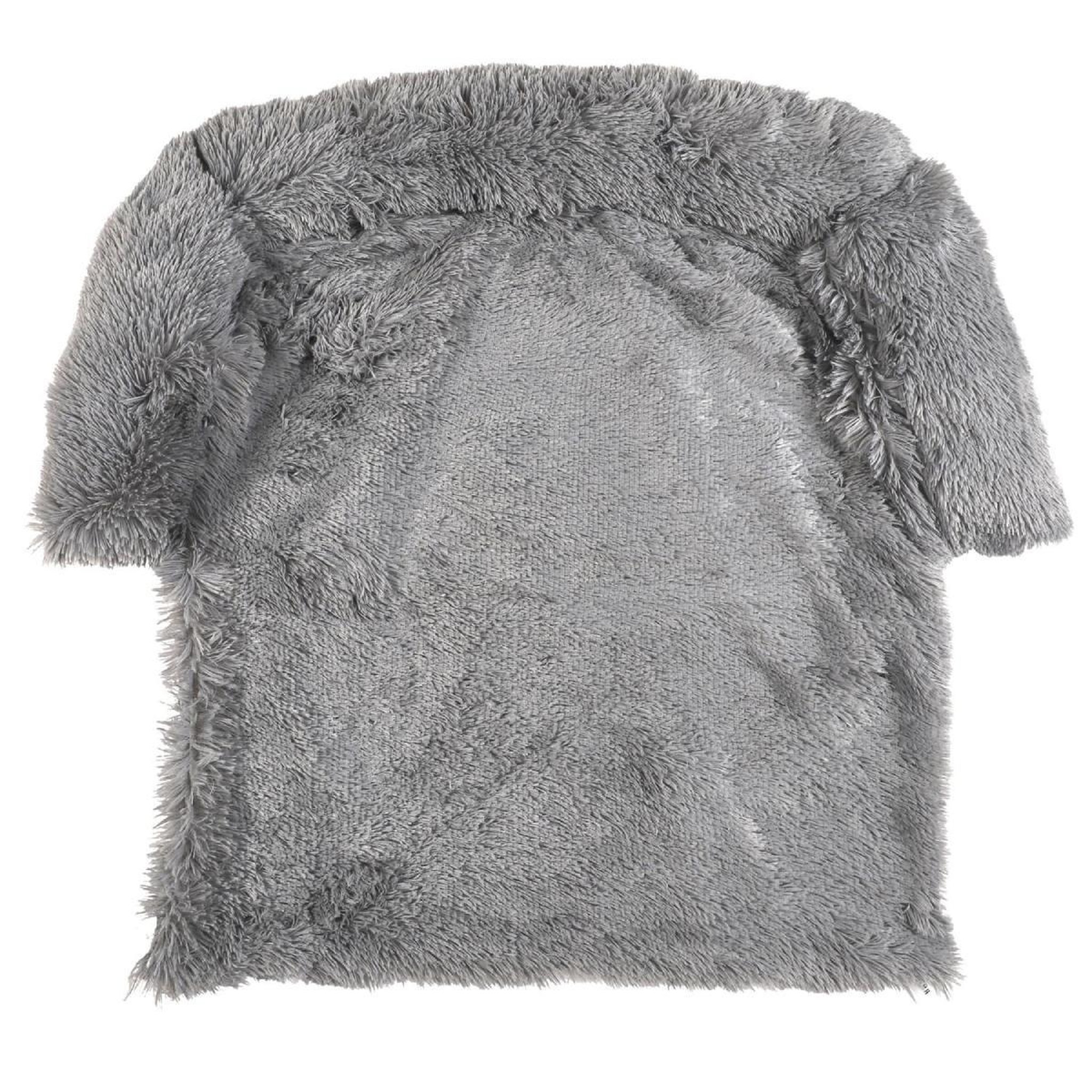 Voir la diapositive 5 : The concept Factory Panier canapé pour animaux  couverture  80cm gris