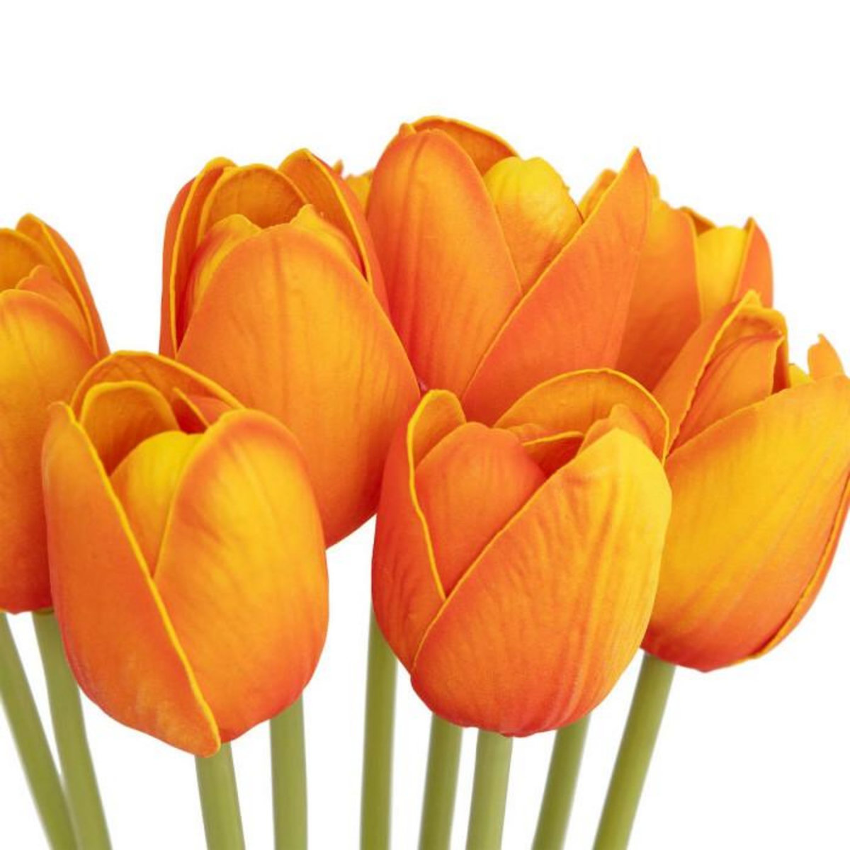 ATMOSPHERA Bouquet de Fleurs Artificielles  Tulipes  48cm Orange