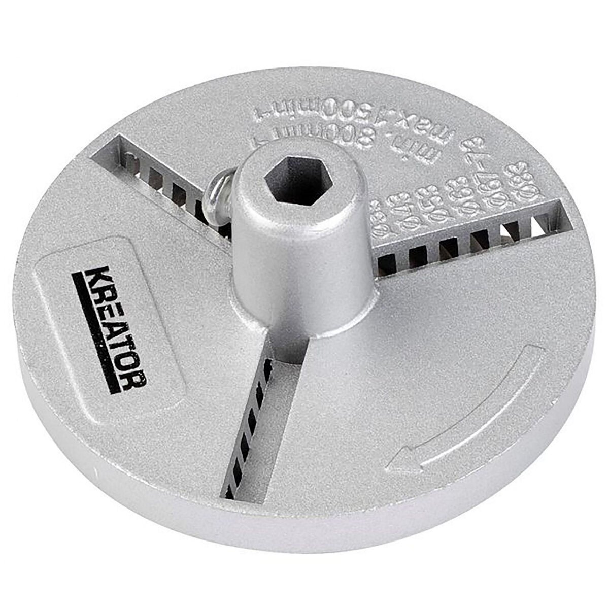 KREATOR Support de scie cloche faïence Ø33-83mm Kreator