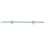 Voir la diapositive 3 : VIDAXL Etageres murales 2 pcs Verre 70 x 10 cm 8 mm