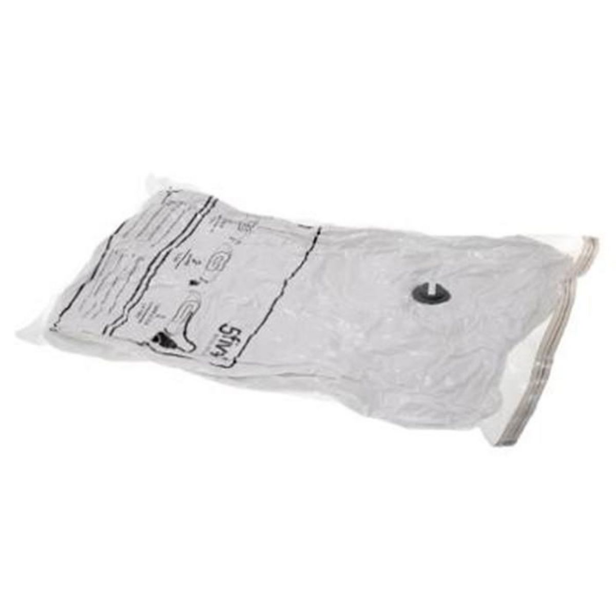 FIVE Lot de 5 Sacs de Rangement  Compresseur  120cm Transparent