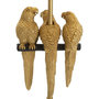 Voir la diapositive 2 : Paris Prix Lampadaire Design  Perroquets  164cm Or & Noir