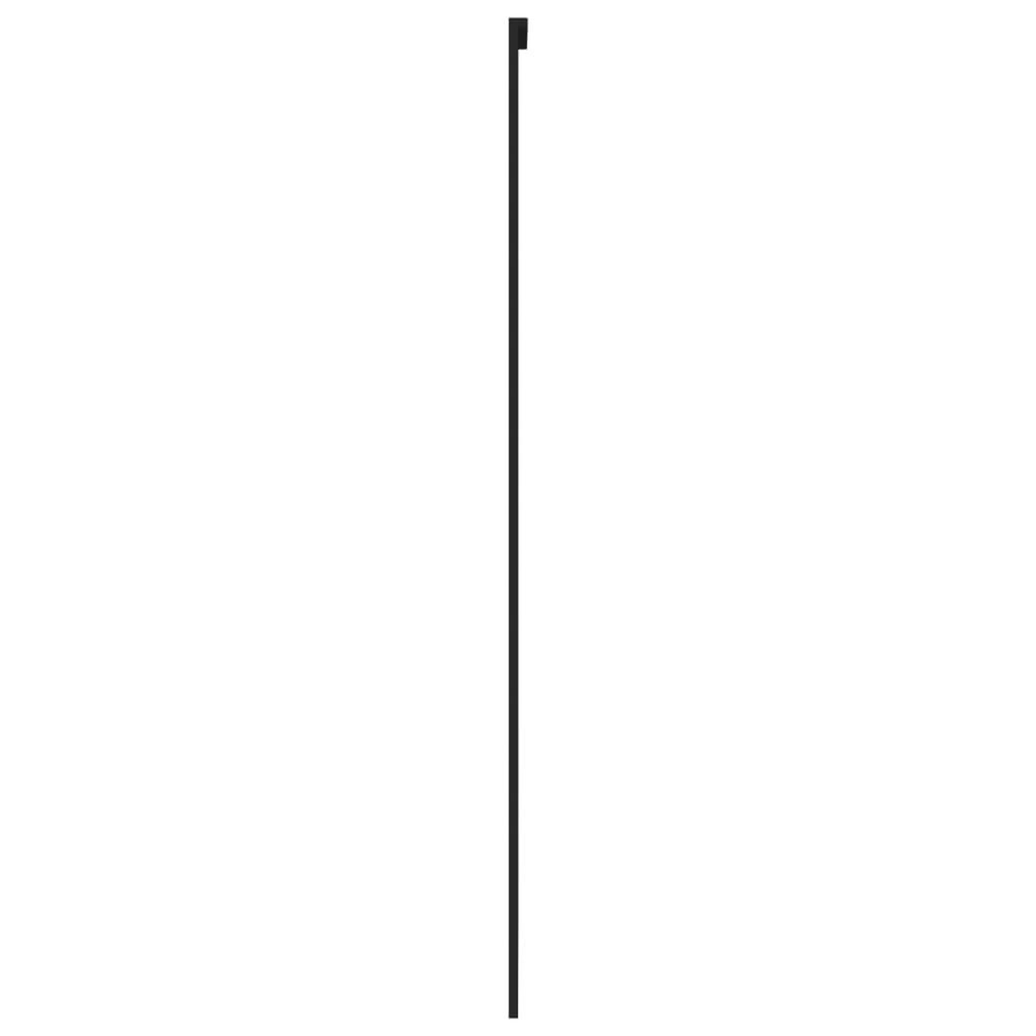 Voir la diapositive 4 : VIDAXL Porte coulissante noir 76x205 cm verre trempe aluminium