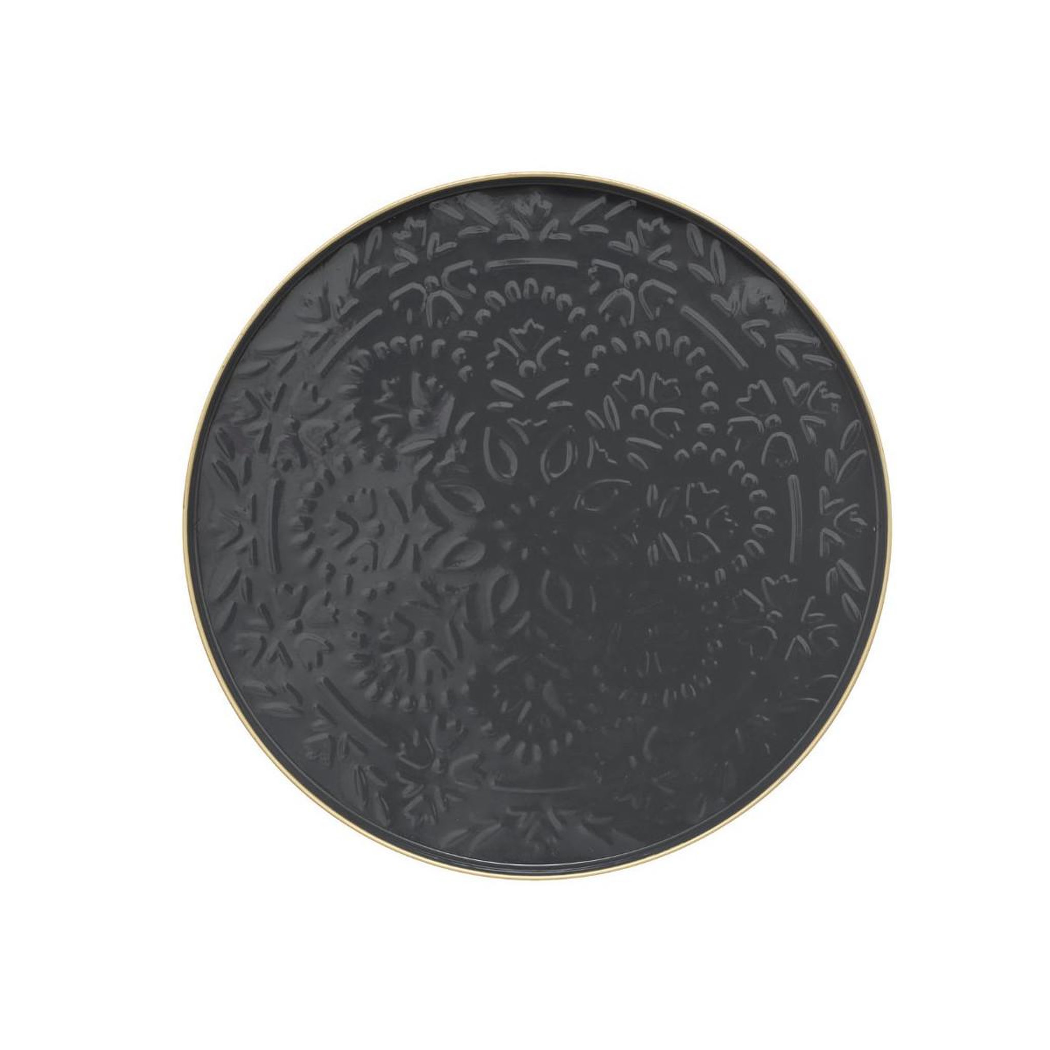 Voir la diapositive 2 : ATMOSPHERA Table à Café Déco  Midnight Garden  50cm Gris
