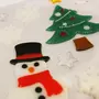GLOBAL GIFT Stickers gel Noël pour fenêtre - Bonhomme de Neige et Sapin