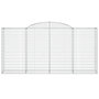 Voir la diapositive 4 : VIDAXL Paniers a gabions arques 9 pcs 300x50x140/160 cm fer galvanise