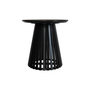 Voir la diapositive 5 : MAISON PAVANE Table d'appoint ronde noire en bois d'acacia D50 cm-Képès