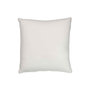 Voir la diapositive 2 : Paris Prix Coussin Déco  Feuilles  43x43cm Blanc