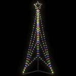 VIDAXL Guirlande de sapin de Noël 483 LED colorées 240 cm