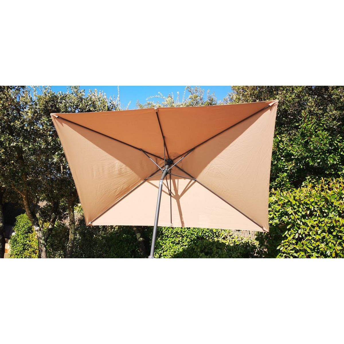 GIvex Parasol droit - Taupe - 2x3m - TILT