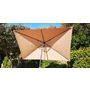 Voir la diapositive 5 : GIvex Parasol droit - Taupe - 2x3m - TILT