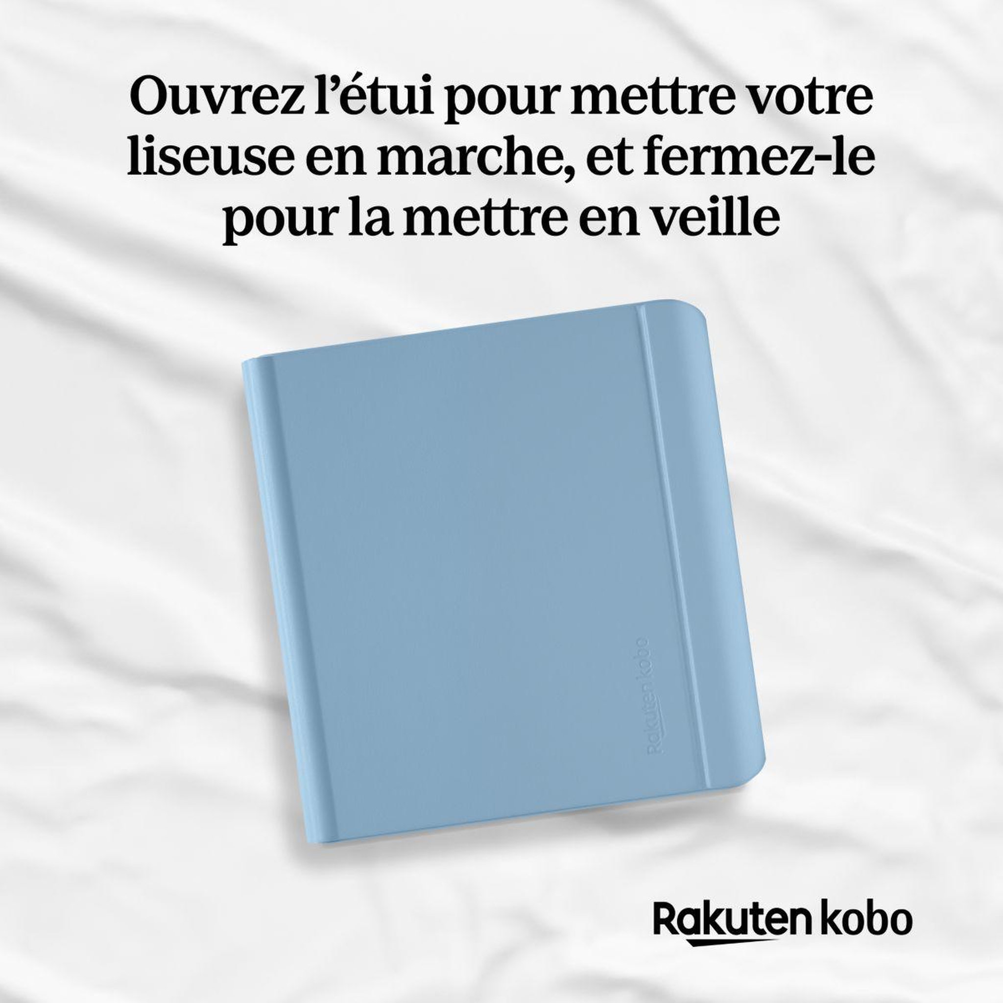 Voir la diapositive 5 : kobo Pochette Libra Cover Notebook Bleu