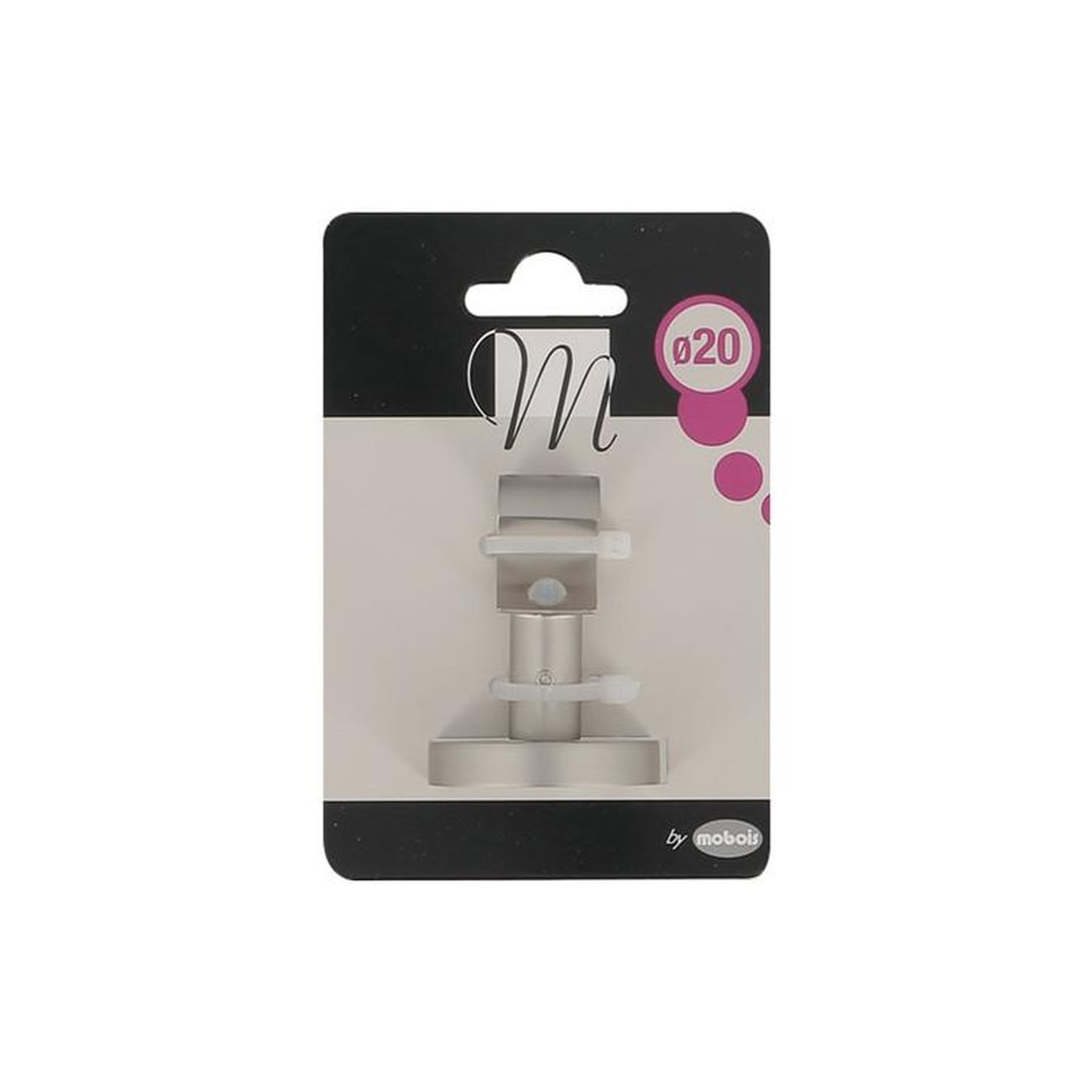 Voir la diapositive 2 : MOBOIS SUPPORT D20 50MM COURT CHROME MAT MOBOIS - 2263C11