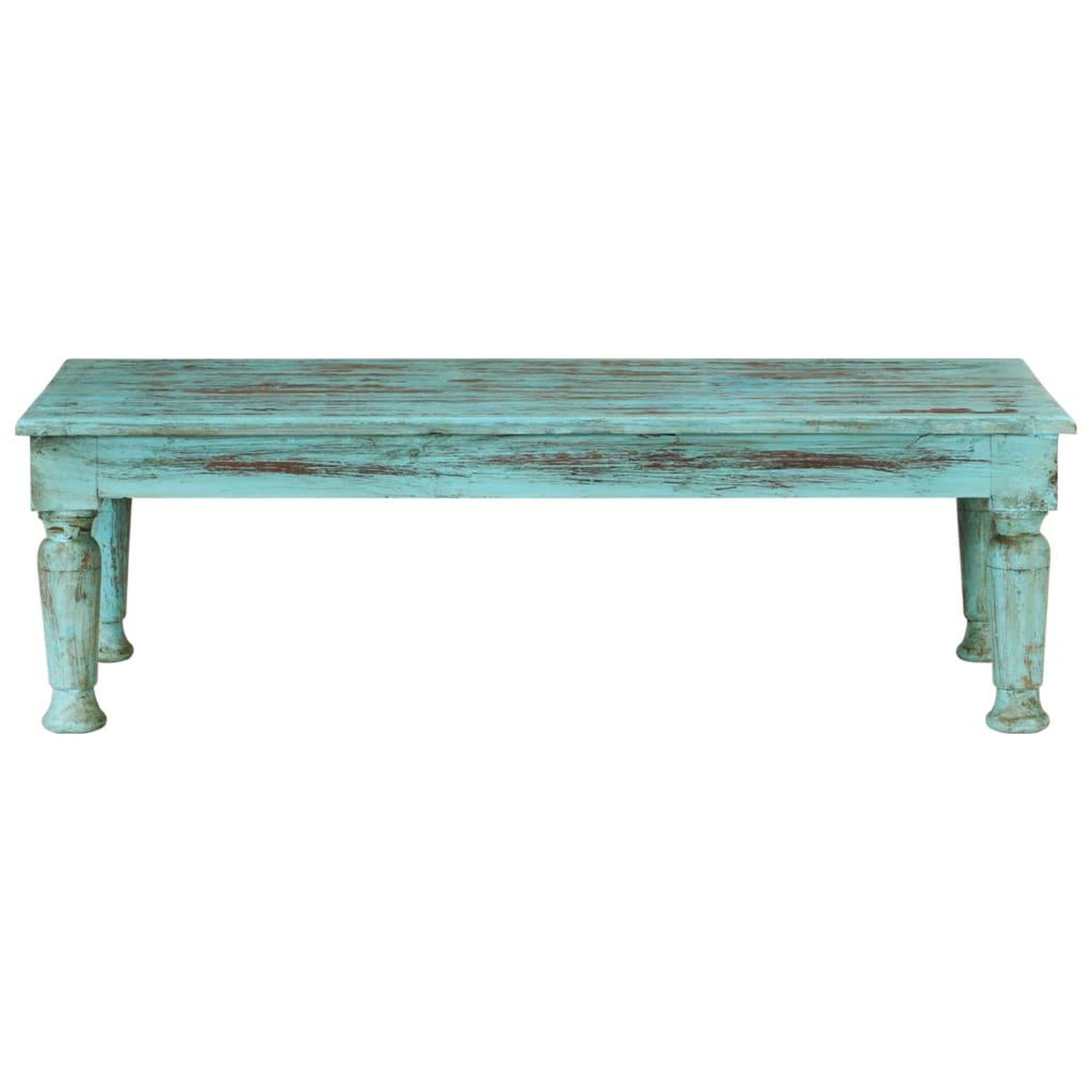 Voir la diapositive 2 : VIDAXL Table basse 110x50x34 cm bois de recuperation massif