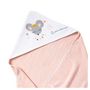 Voir la diapositive 3 : Babycalin Cape de bain bébé avec capuche 80x80cm Ballerine