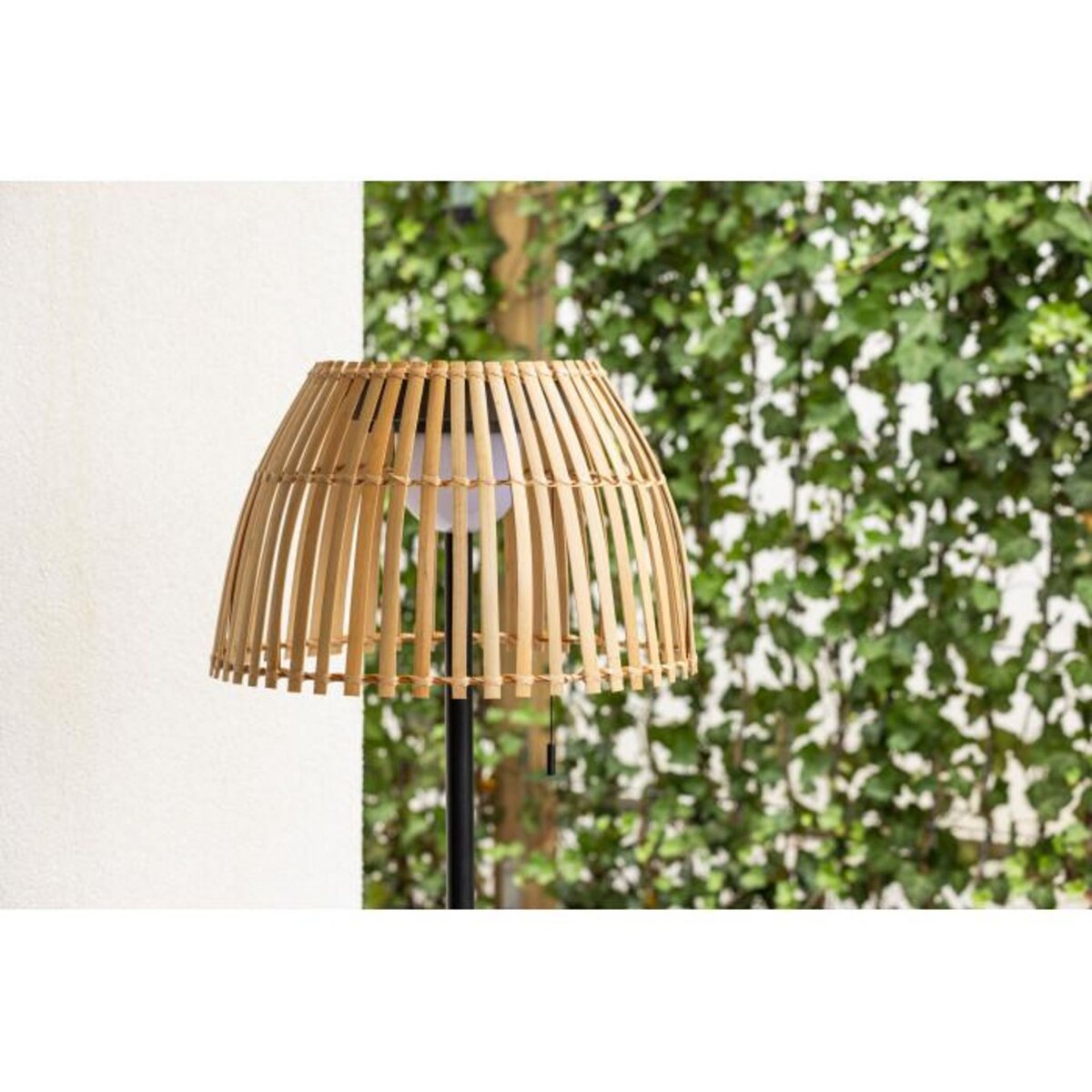 Paris Prix Lampadaire d'Extérieur en Bambou  Mabis  150cm Naturel