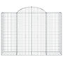 Voir la diapositive 4 : VIDAXL Paniers a gabions arques 13 pcs 200x50x140/160 cm Fer galvanise