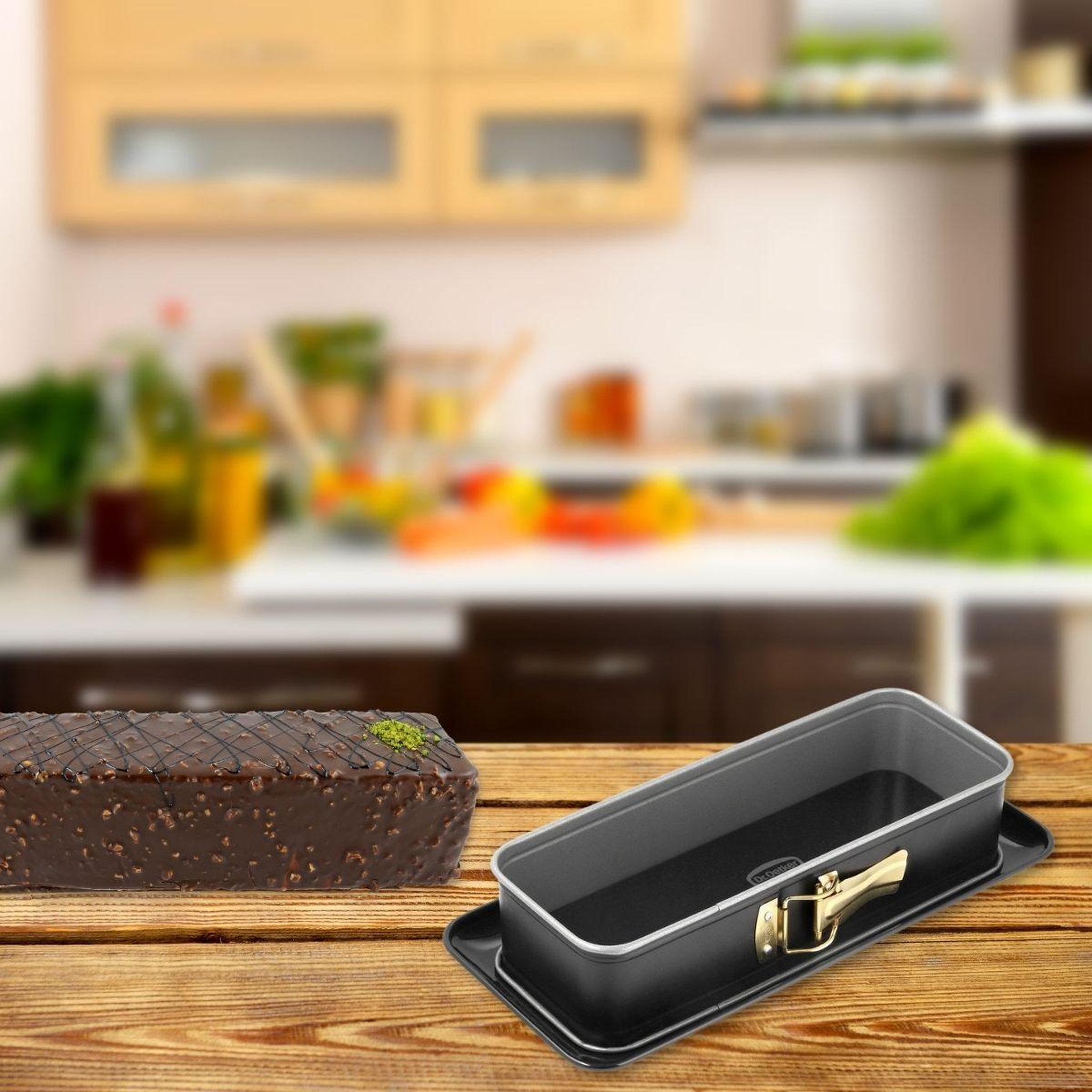 Voir la diapositive 2 : DR.OETKER Moule à cake à charnière 30 cm dr.oetker back-idee kreativ