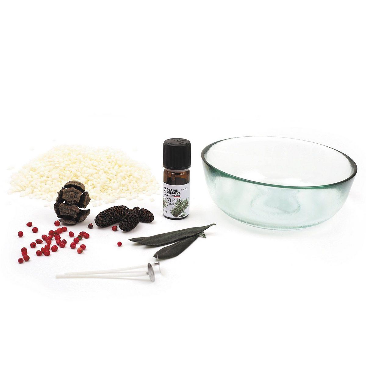 Graine créative Coffret DIY bougie balade en forêt