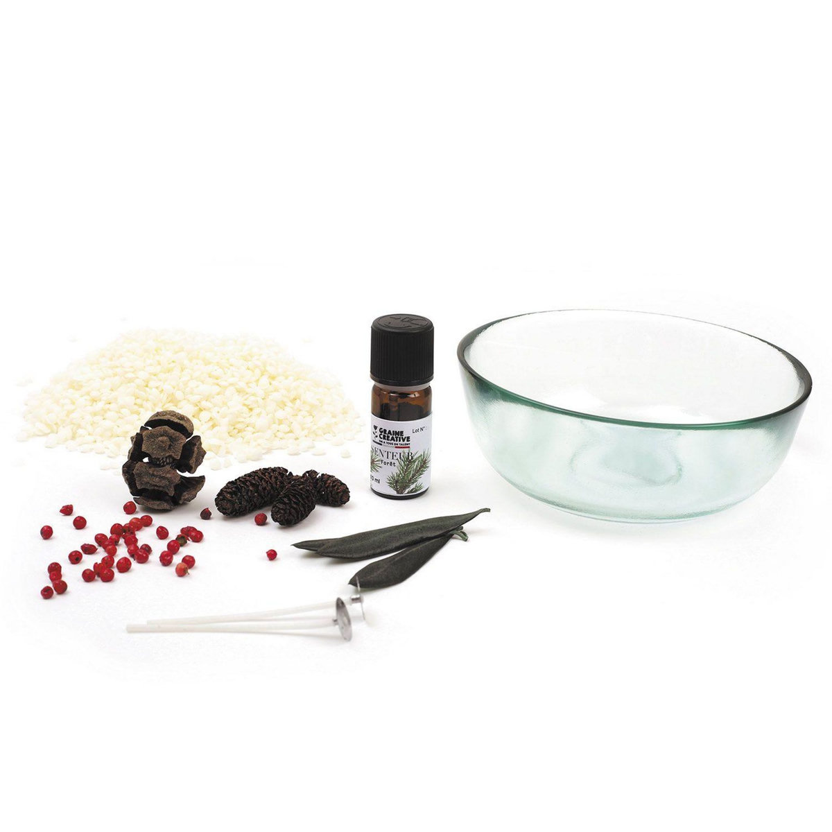 Graine créative Coffret DIY bougie balade en forêt