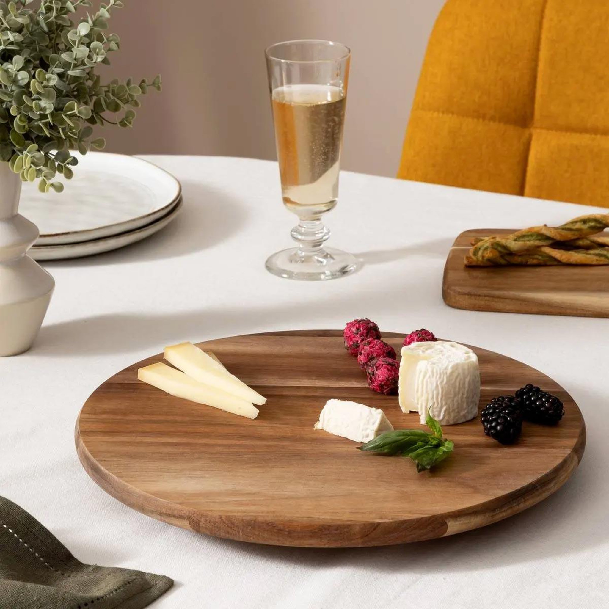 Voir la diapositive 2 : SECRET DE GOURMET Plateau de présentation  alicante  30cm marron