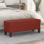 Voir la diapositive 1 : VIDAXL Banc Rouge bordeaux 100x35x41 cm Similicuir