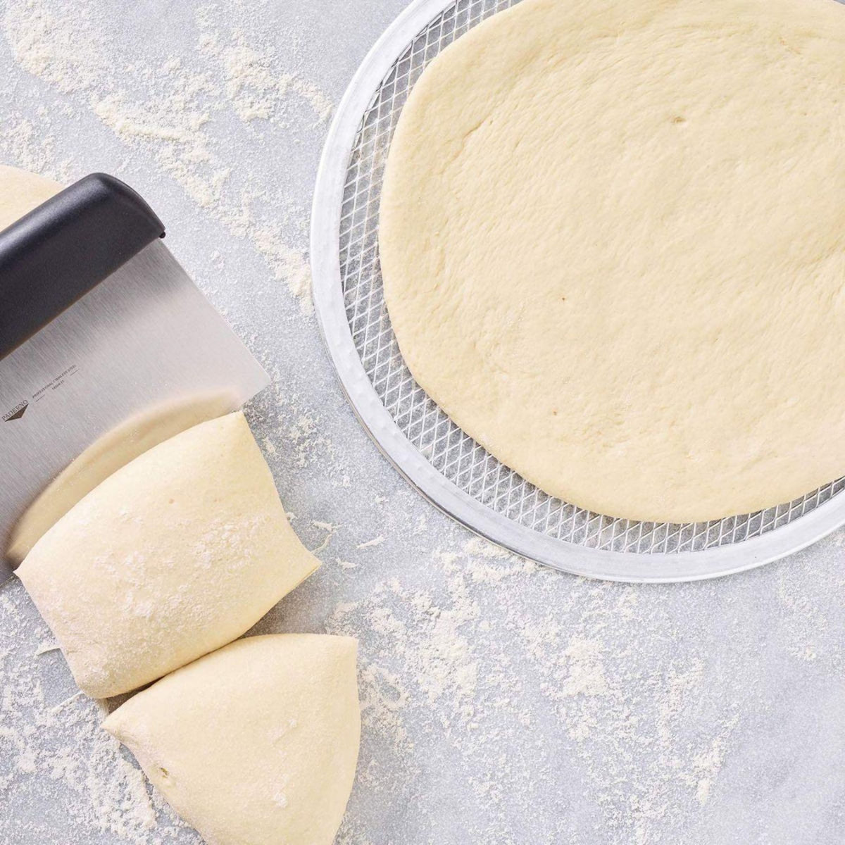 FM PROFESSIONAL Lot de 2 plaques de cuisson pour pizzas surgelées 30 cm FM Professional Pizza