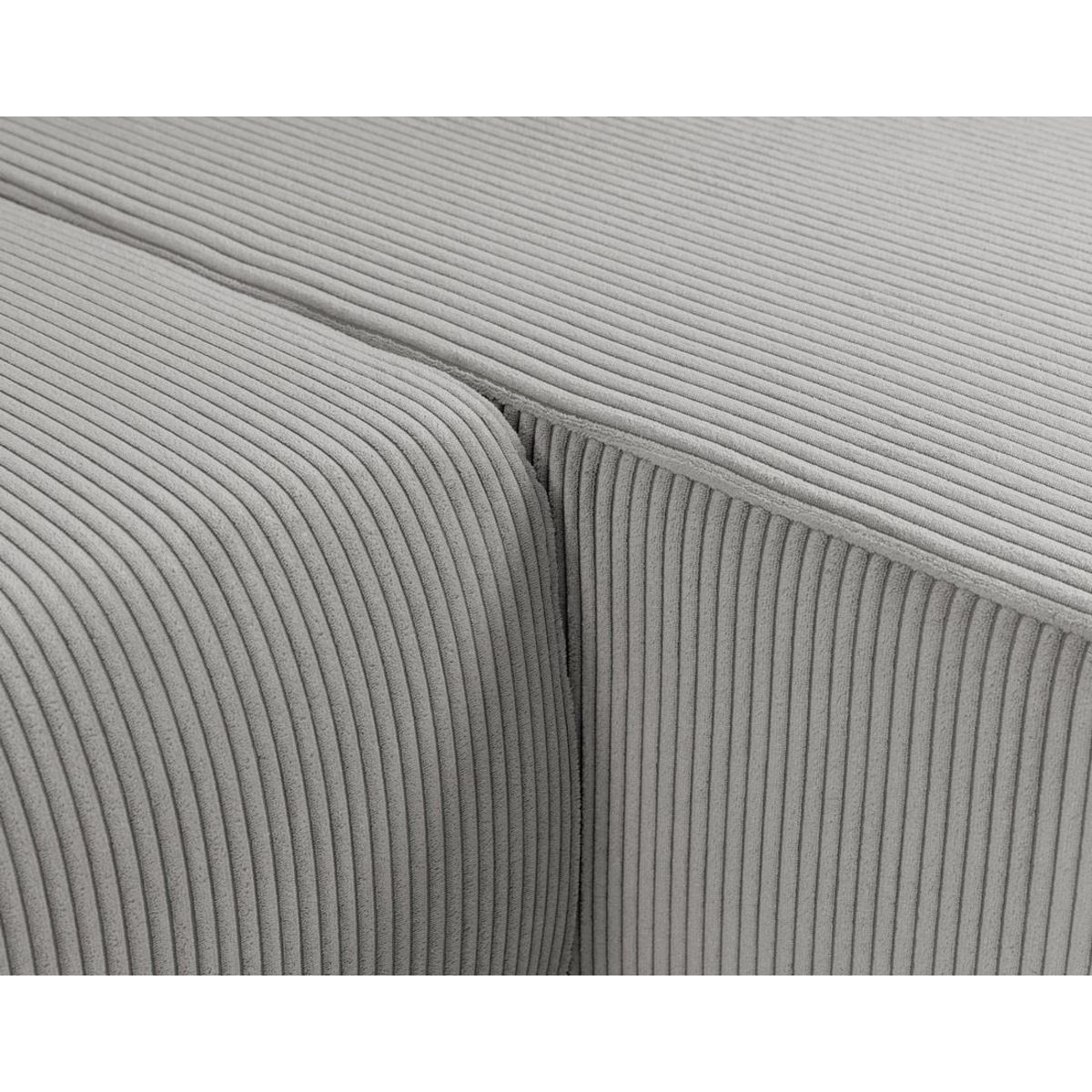 BEST MOBILIER Artemisa - canapé panoramique en u - 7 places - convertible avec coffre - en velours côtelé