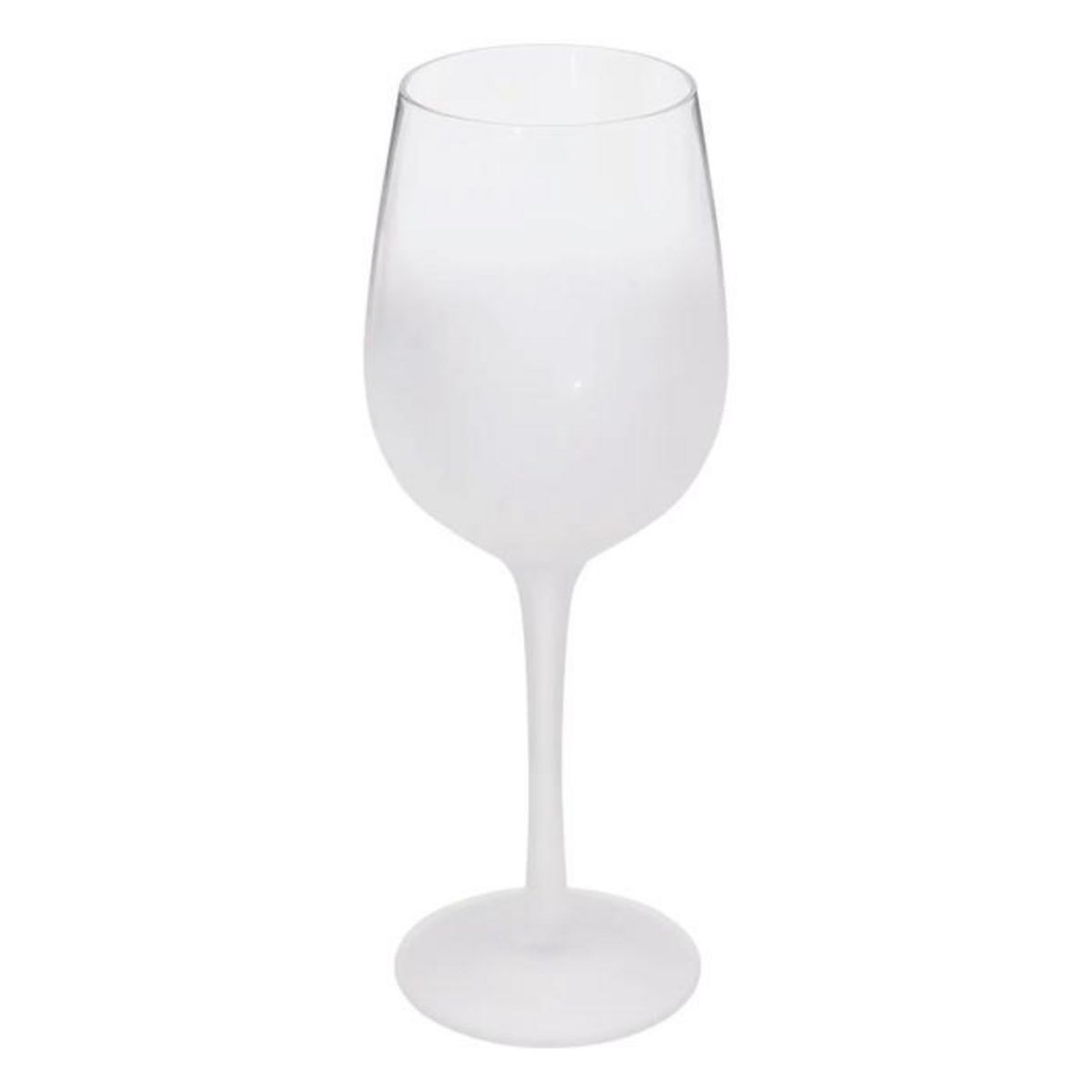 SECRET DE GOURMET Lot de 6 Verres à Vin  Givrés  38cl Transparent