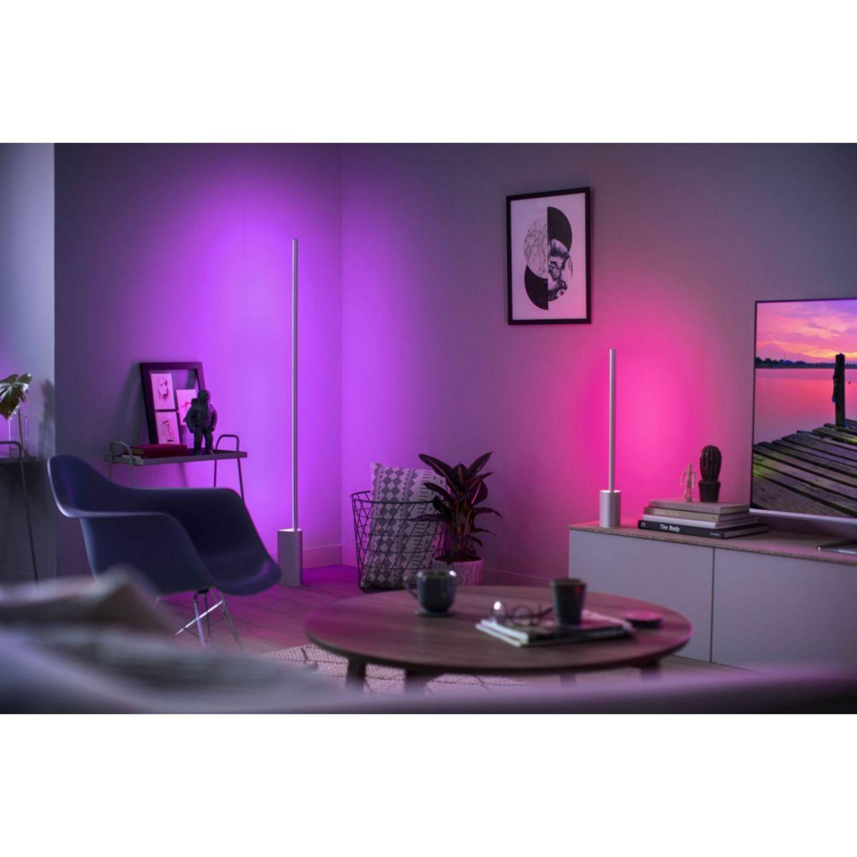 Philips Lampadaire HUE W&C Gradient Sign noir
