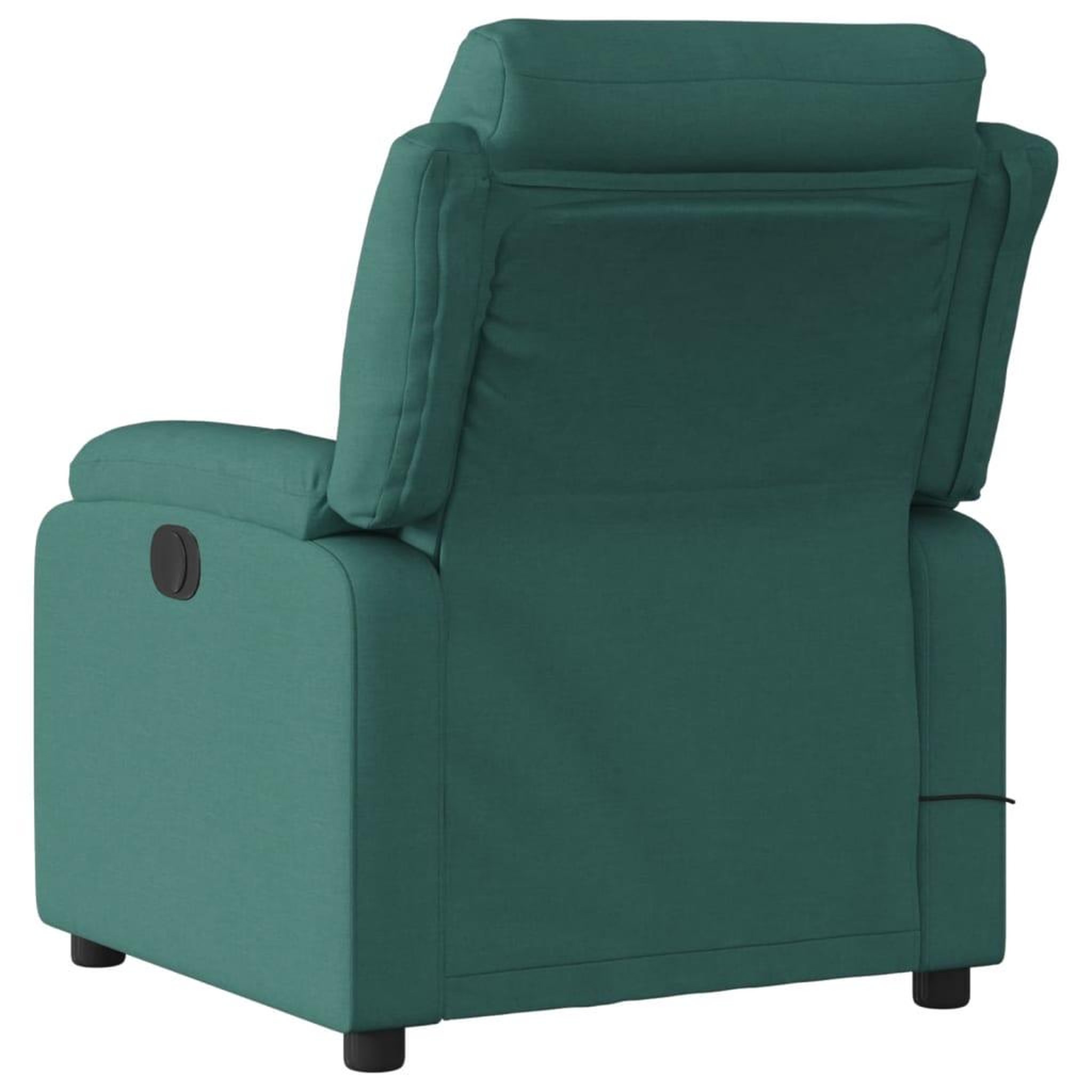 Voir la diapositive 4 : VIDAXL Fauteuil de massage inclinable electrique Vert fonce Tissu